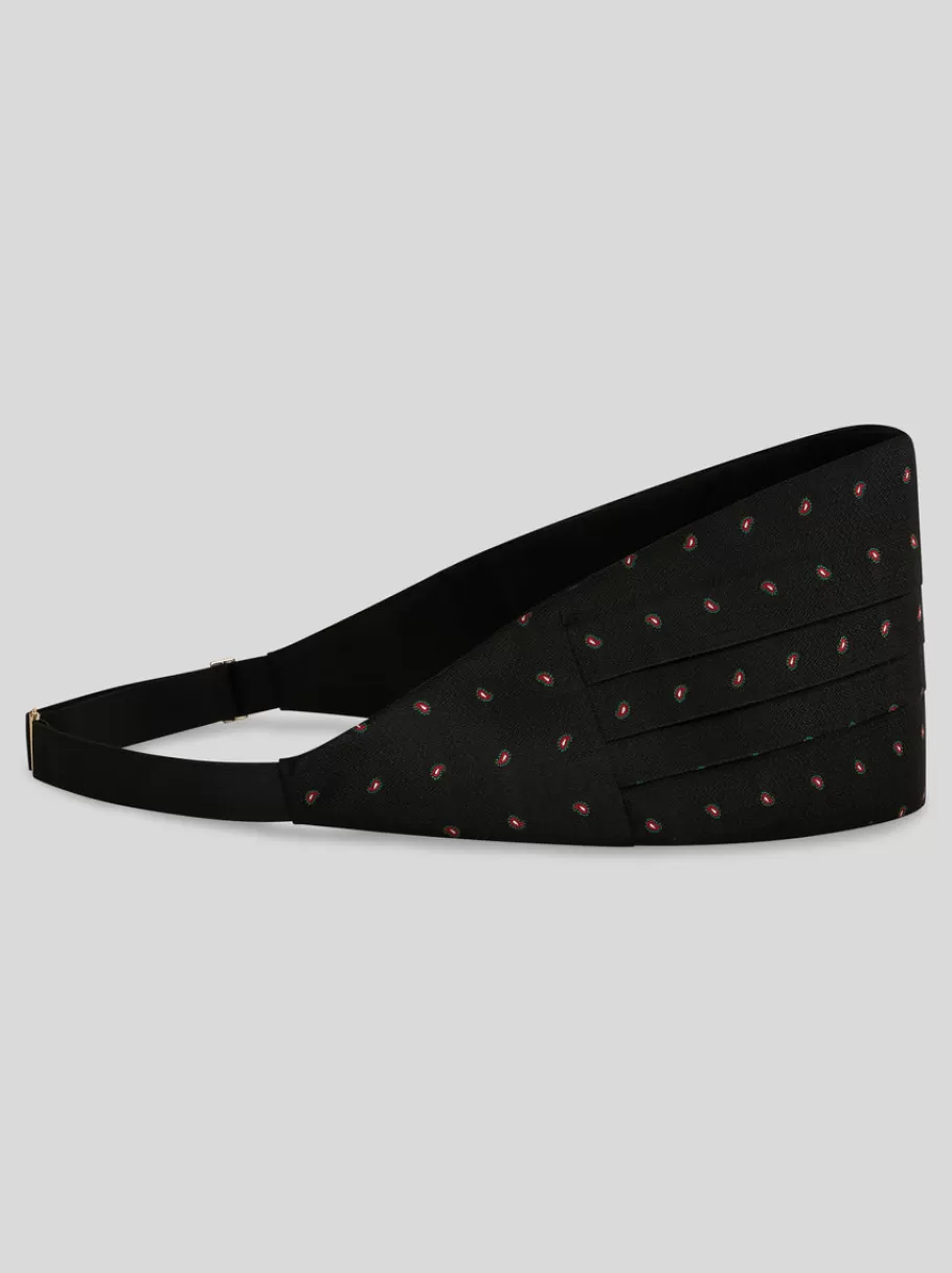 Autres Accessoires^ETRO BANDEAU DE SMOKING EN SOIE NOIR