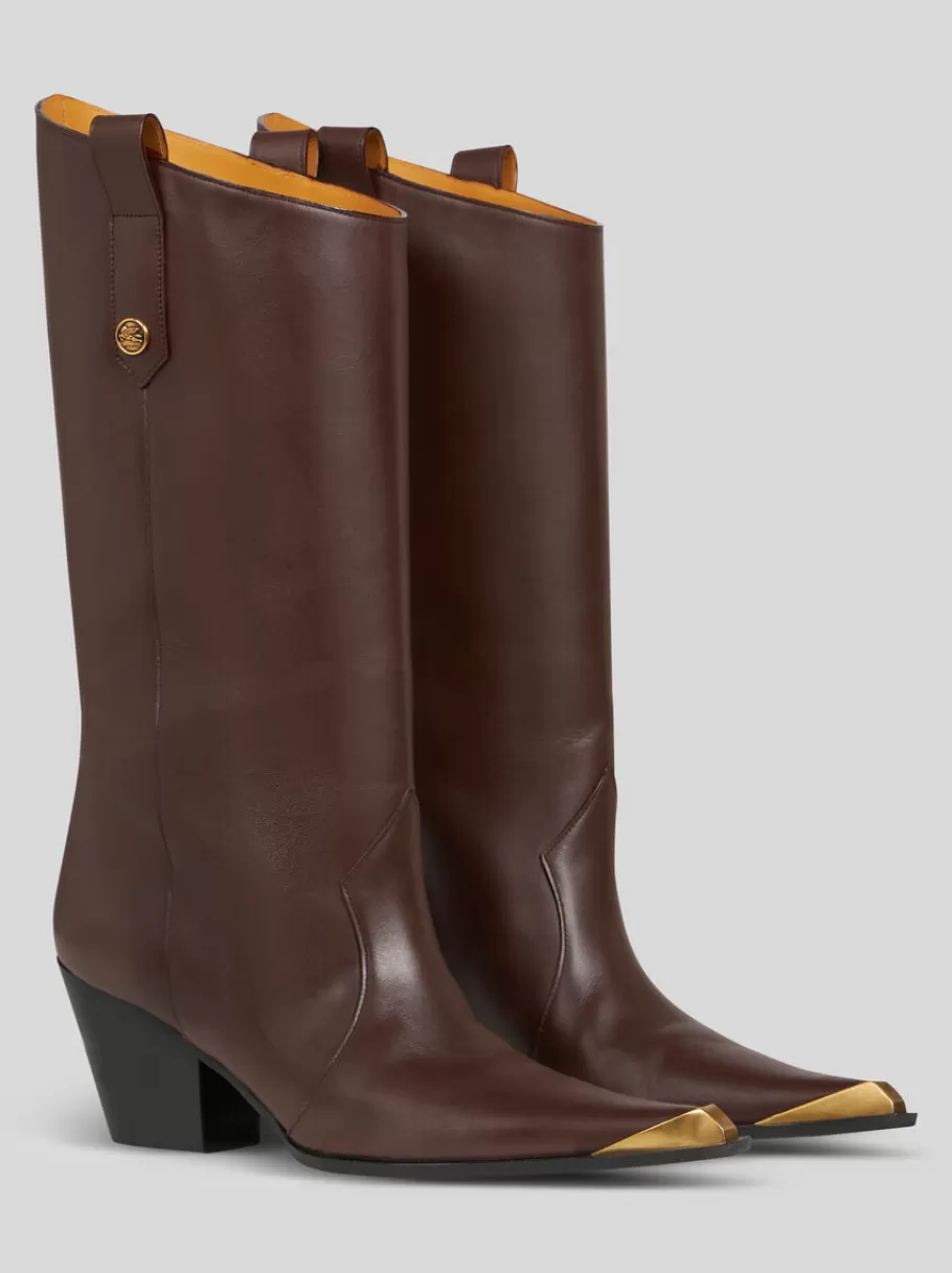 Bottes Et Bottines^ETRO BOTTES EN CUIR