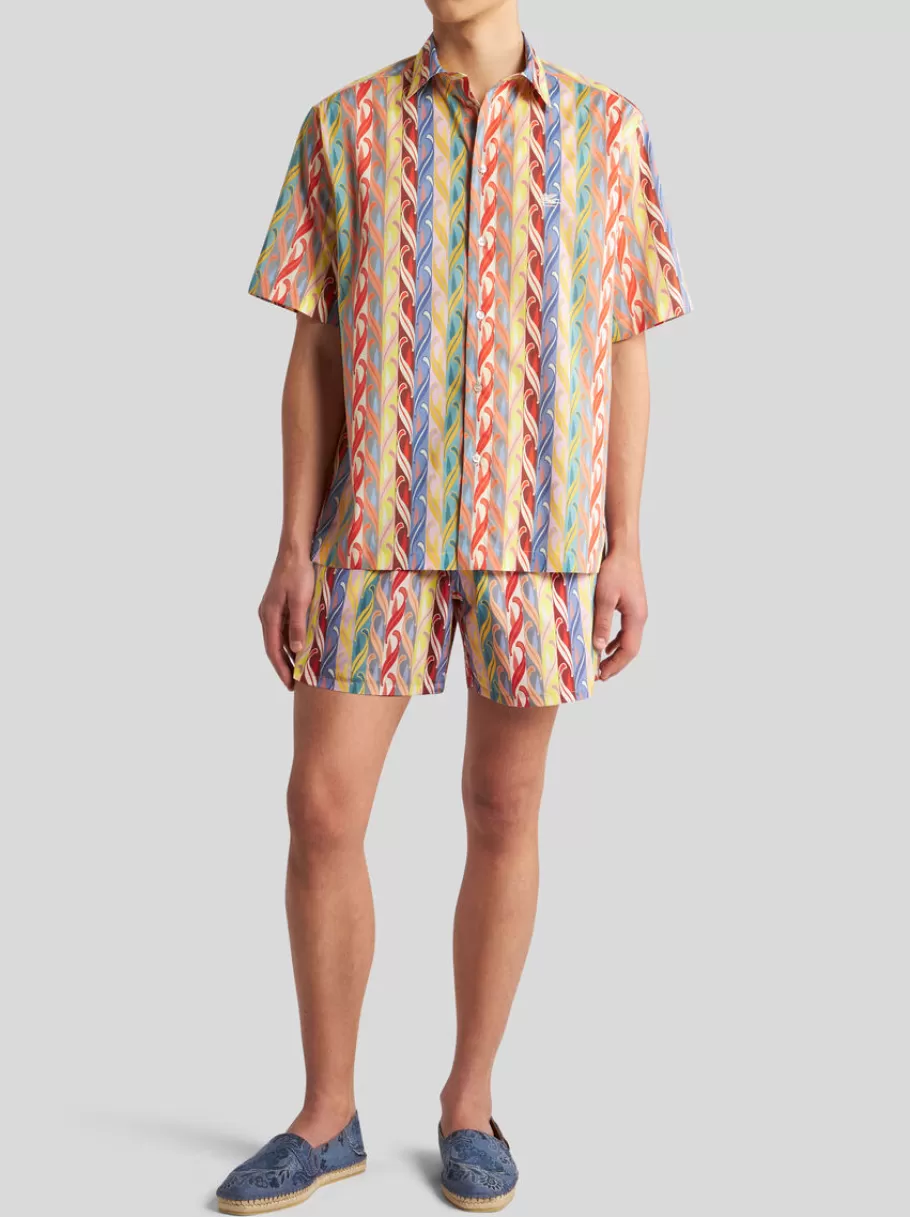 Chemises^ETRO CHEMISE SUMMER À MOTIF MULTICOLORE