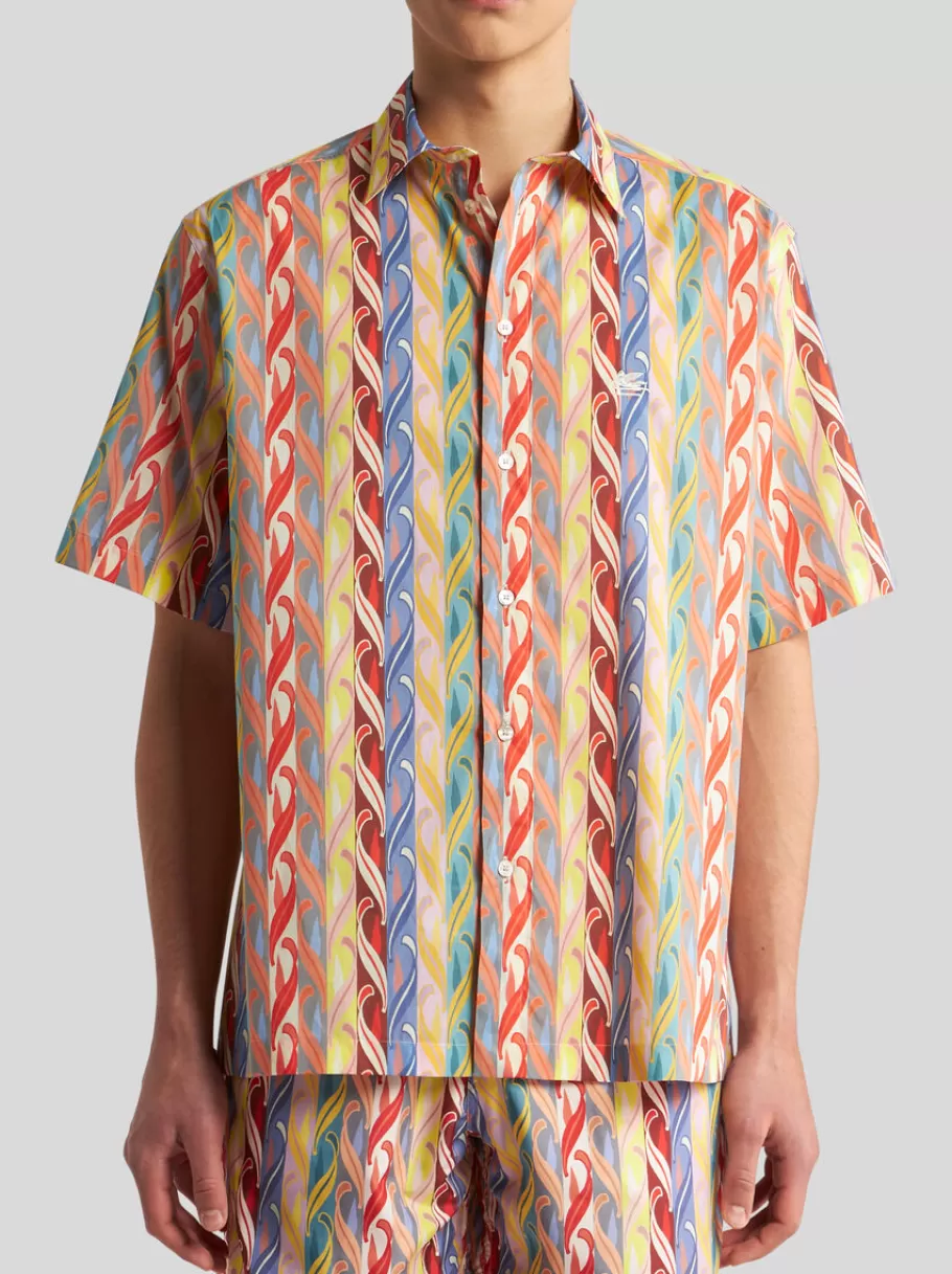 Chemises^ETRO CHEMISE SUMMER À MOTIF MULTICOLORE
