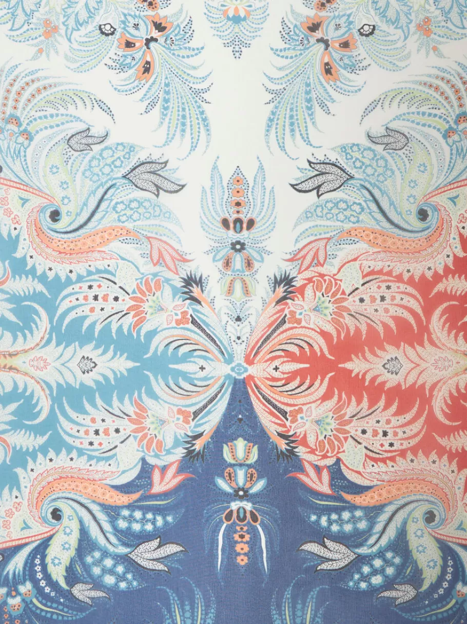Écharpes Et Foulards^ETRO CHÂLE EN SOIE À MOTIF FEUILLAGE MULTICOLORE